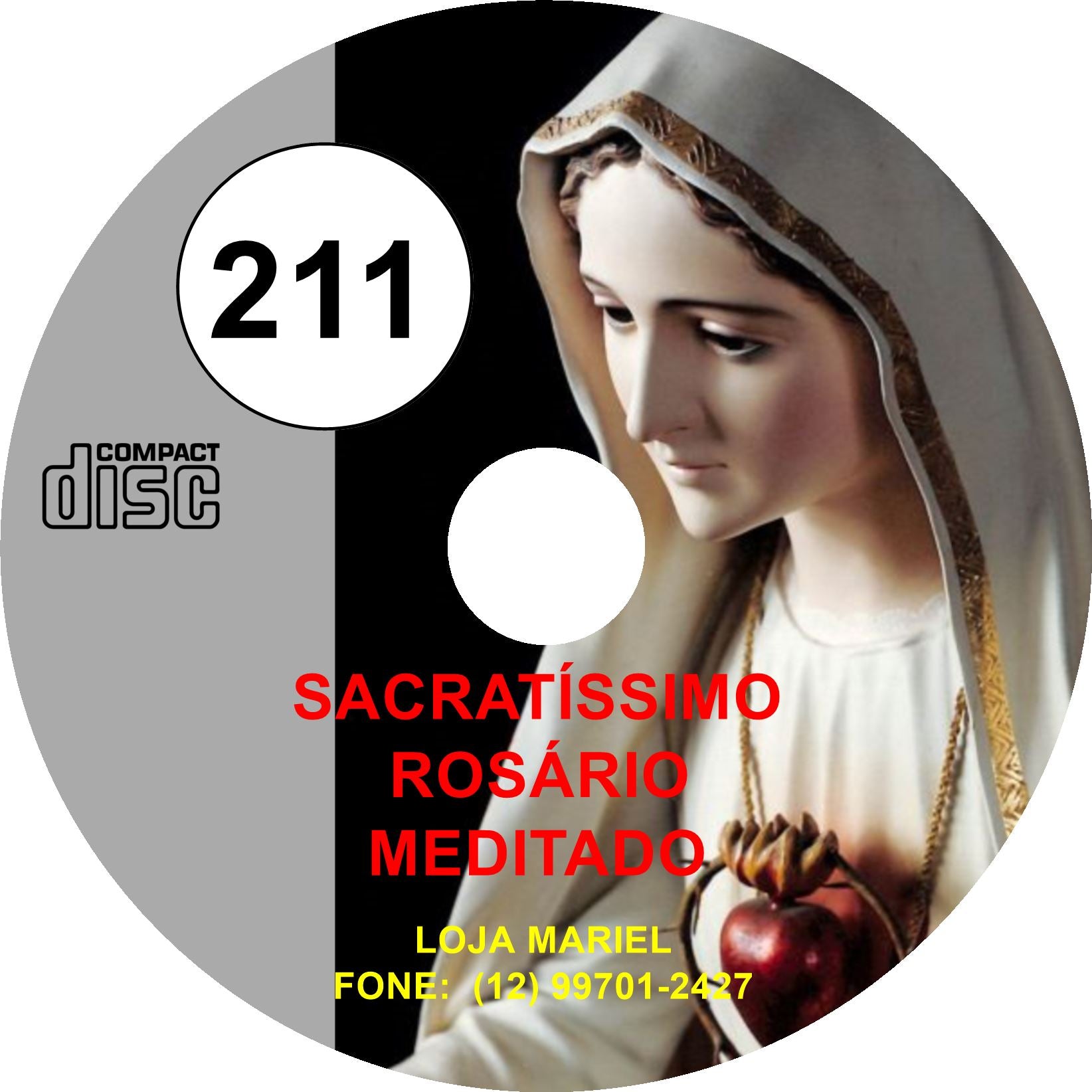 CD Rosário Meditado 211 CD Rosário Meditado 211